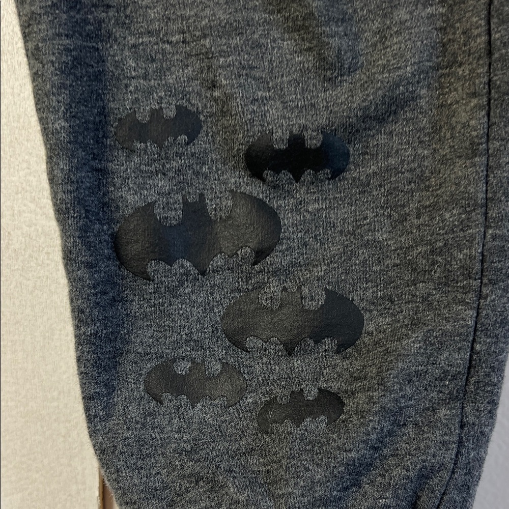 Kids Batman Grey on Black Jogger Pants